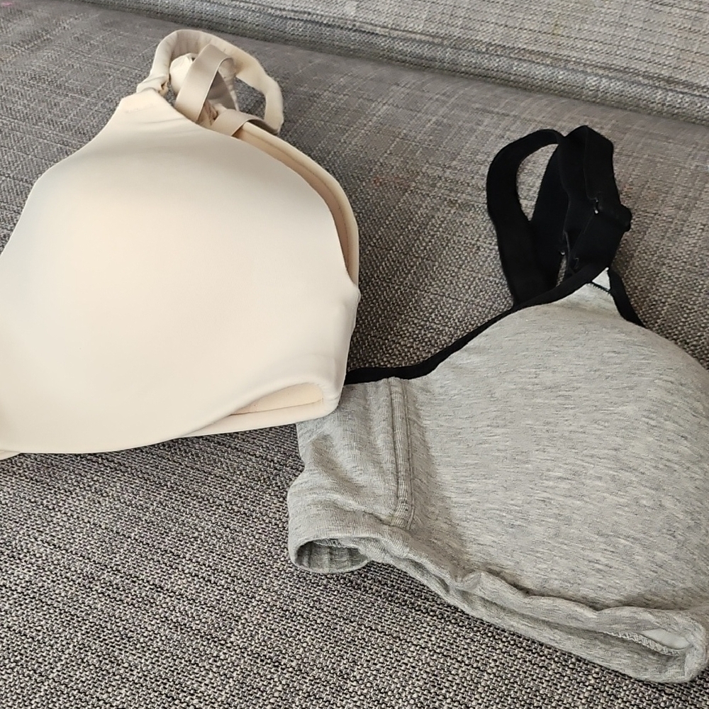 Women's Cream and Gray Intimates Set Maternity